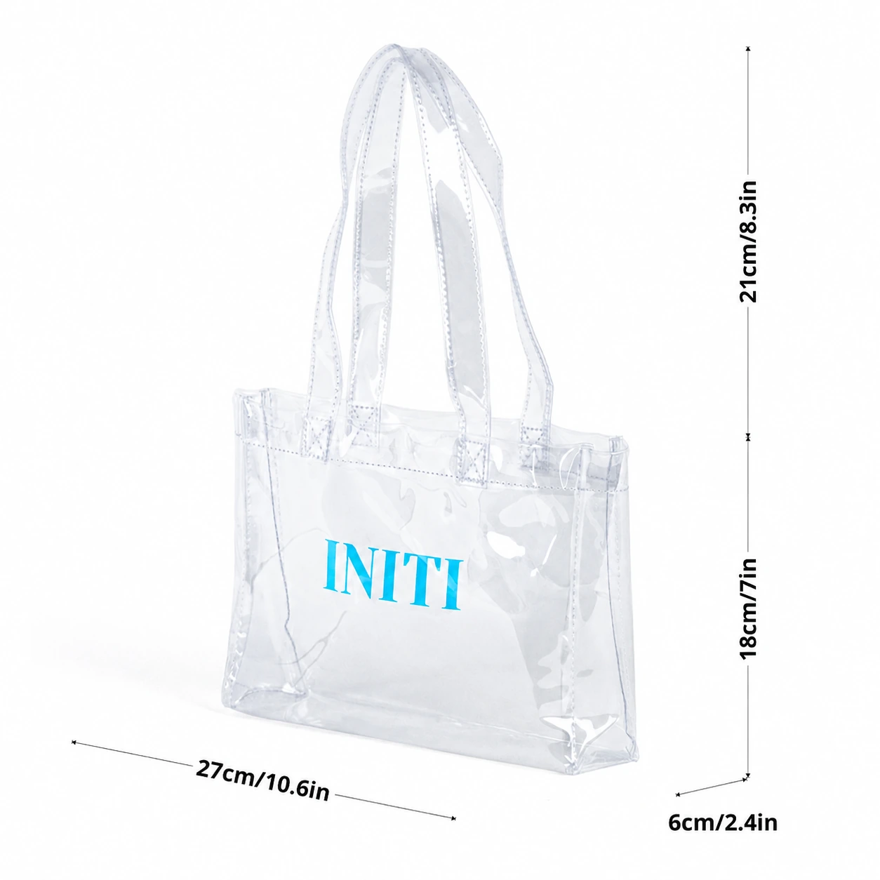 Custom Clear PVC Mini Tote Bag