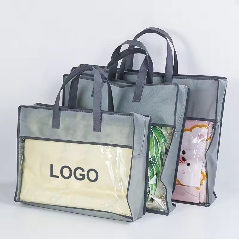 Quilt Storage Bag with Clear PVC Window