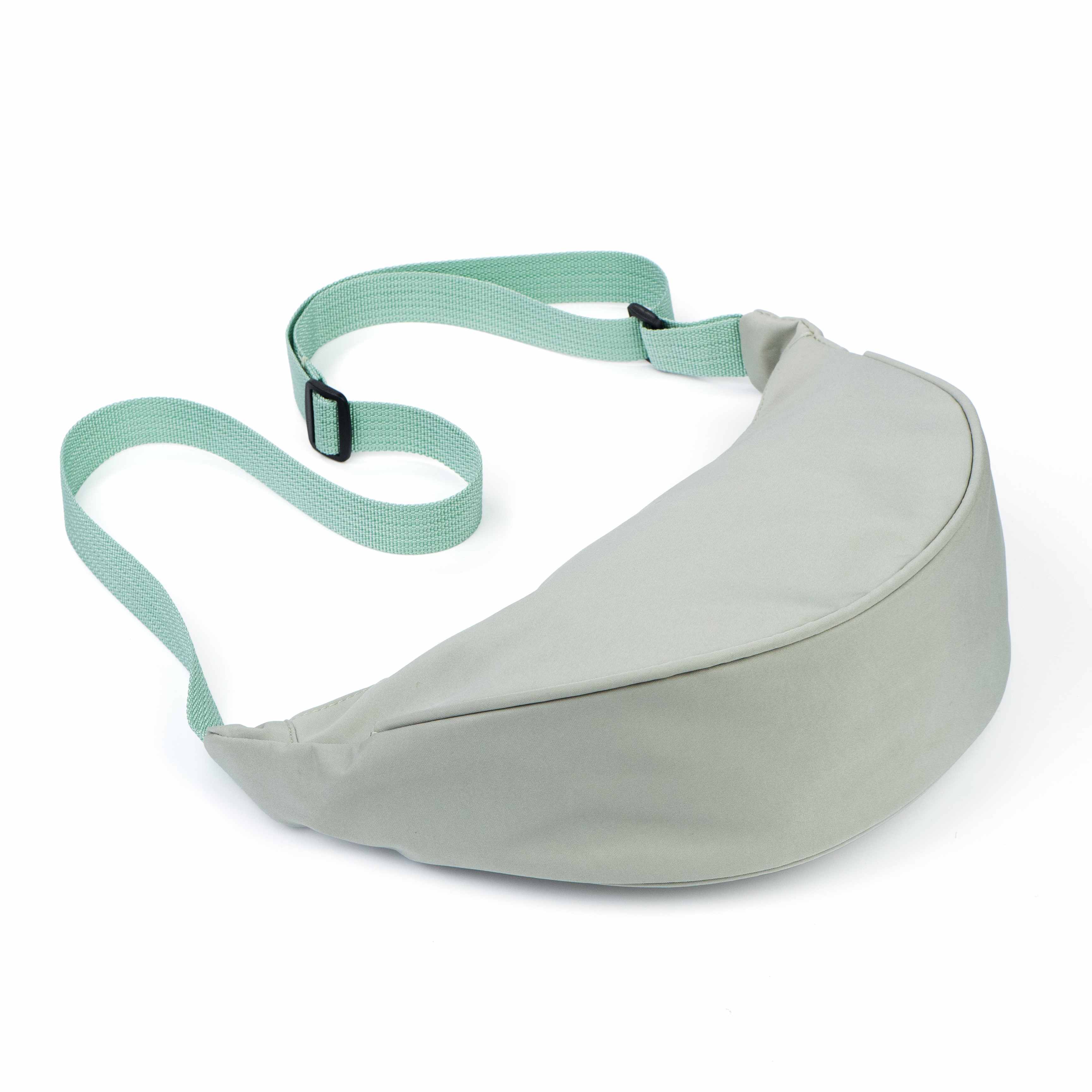 Bolsera transversal en forma de creixent corbat