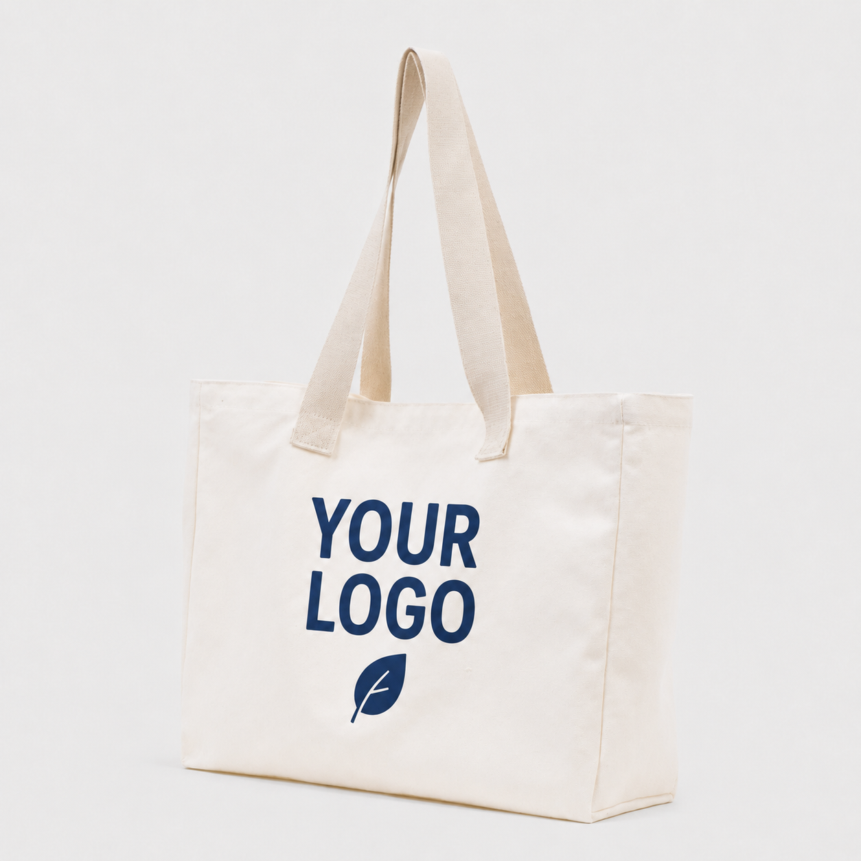Wide Gusset Cotton Canvas Tote Bag