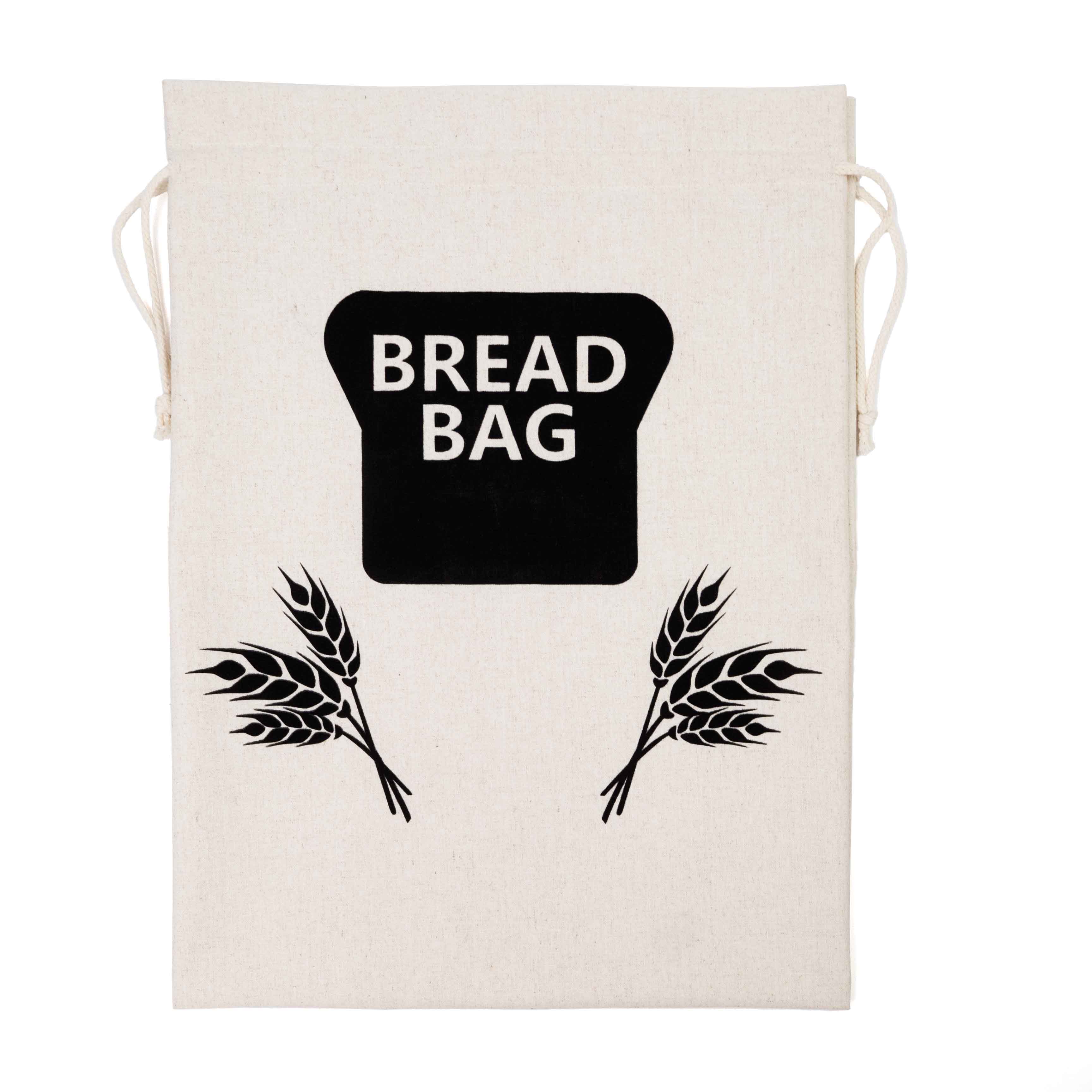 Reusable Drawstring Cotton Bread Bag