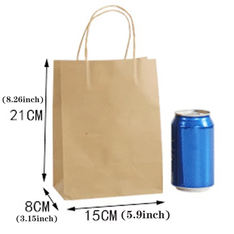 Colored Kraft Paper Shopping Bag