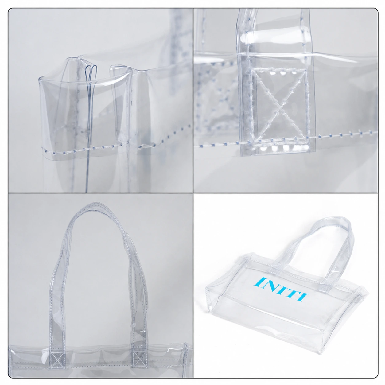 Custom Clear PVC Mini Tote Bag