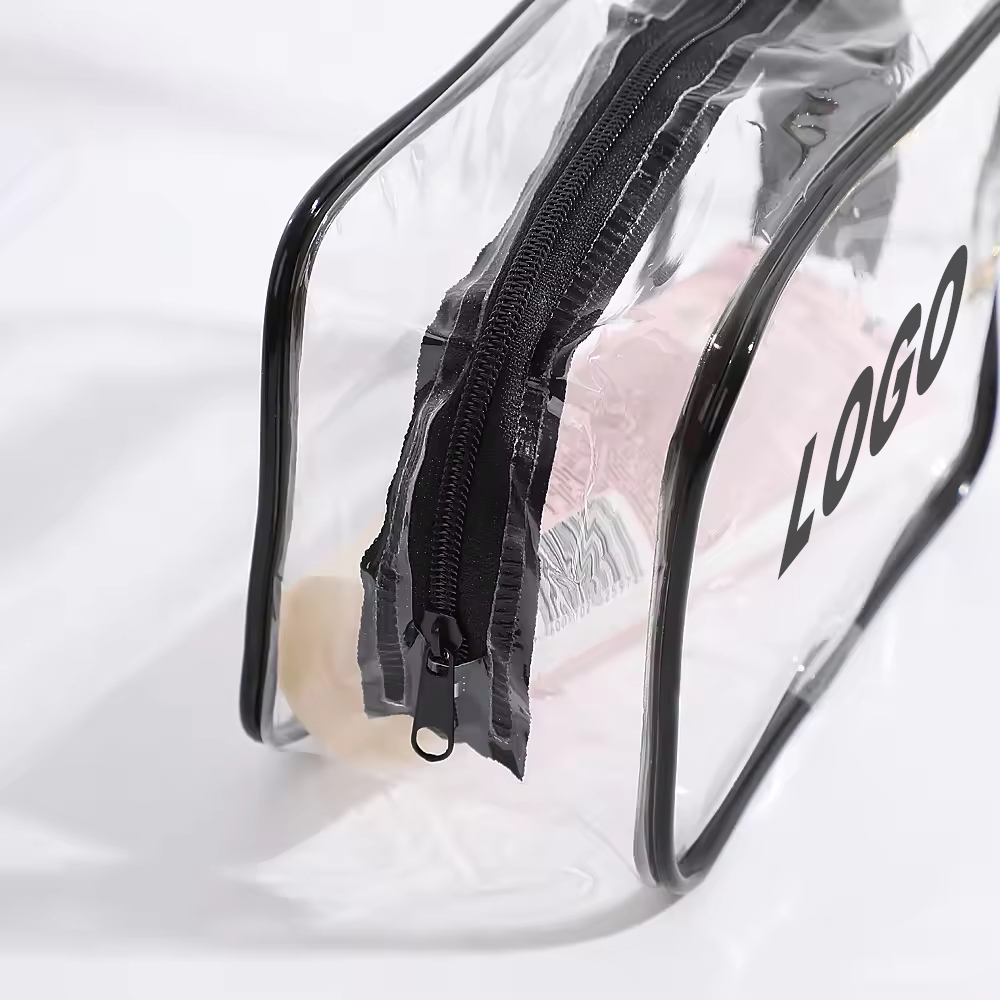 Anpassad vattentät transparent PVC-kosmetikväska