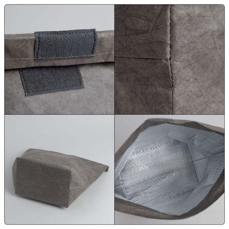 Roll-Top Tyvek Paper Insulated Cooler Bag