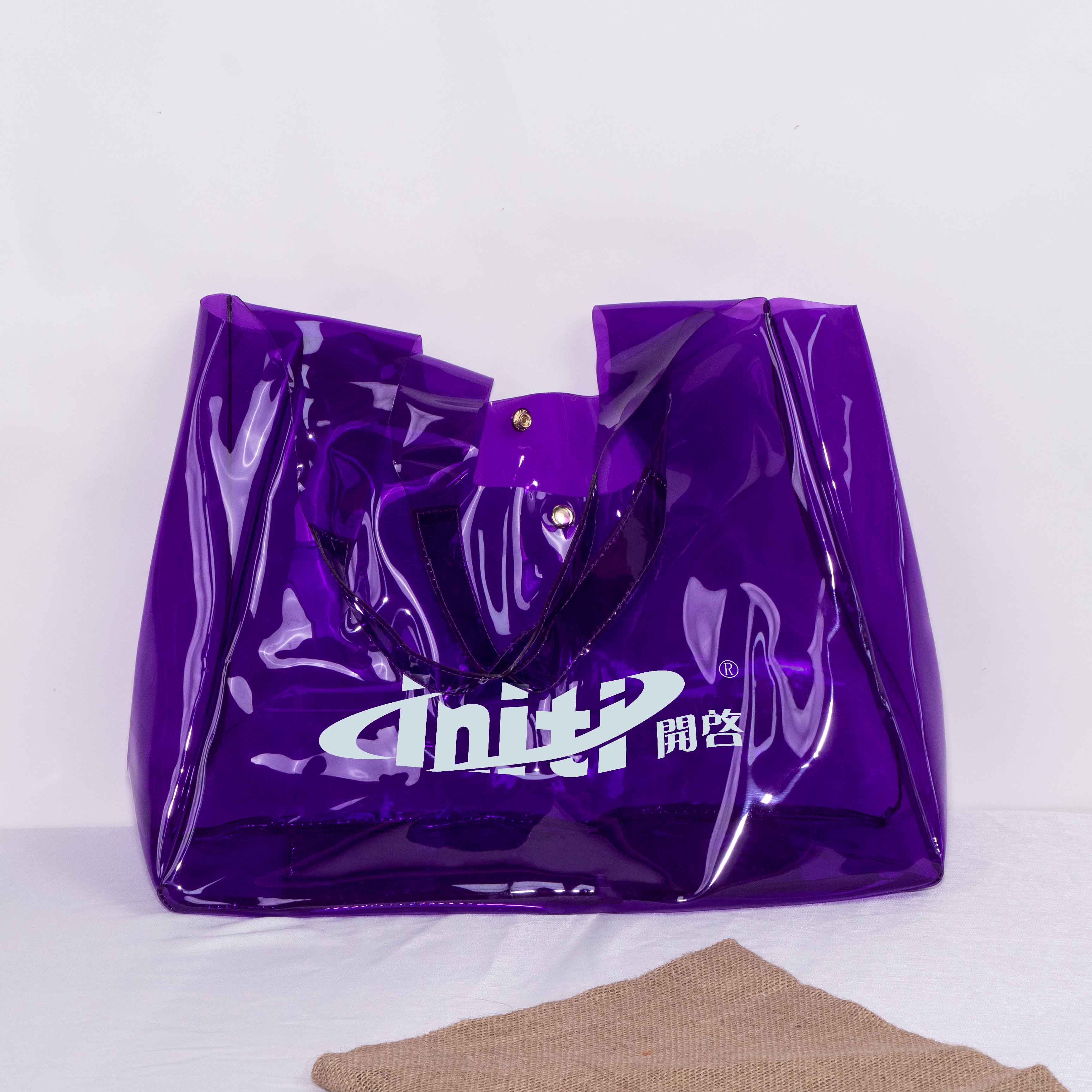 Transparent Jelly PVC Tote Bag