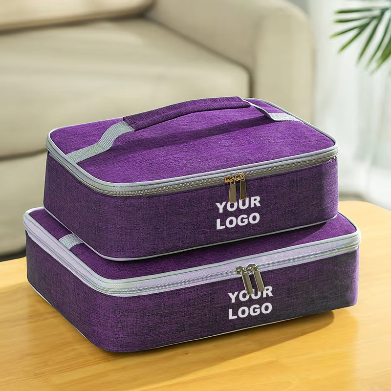Portable Oxford Insulated Lunch Cooler Bag