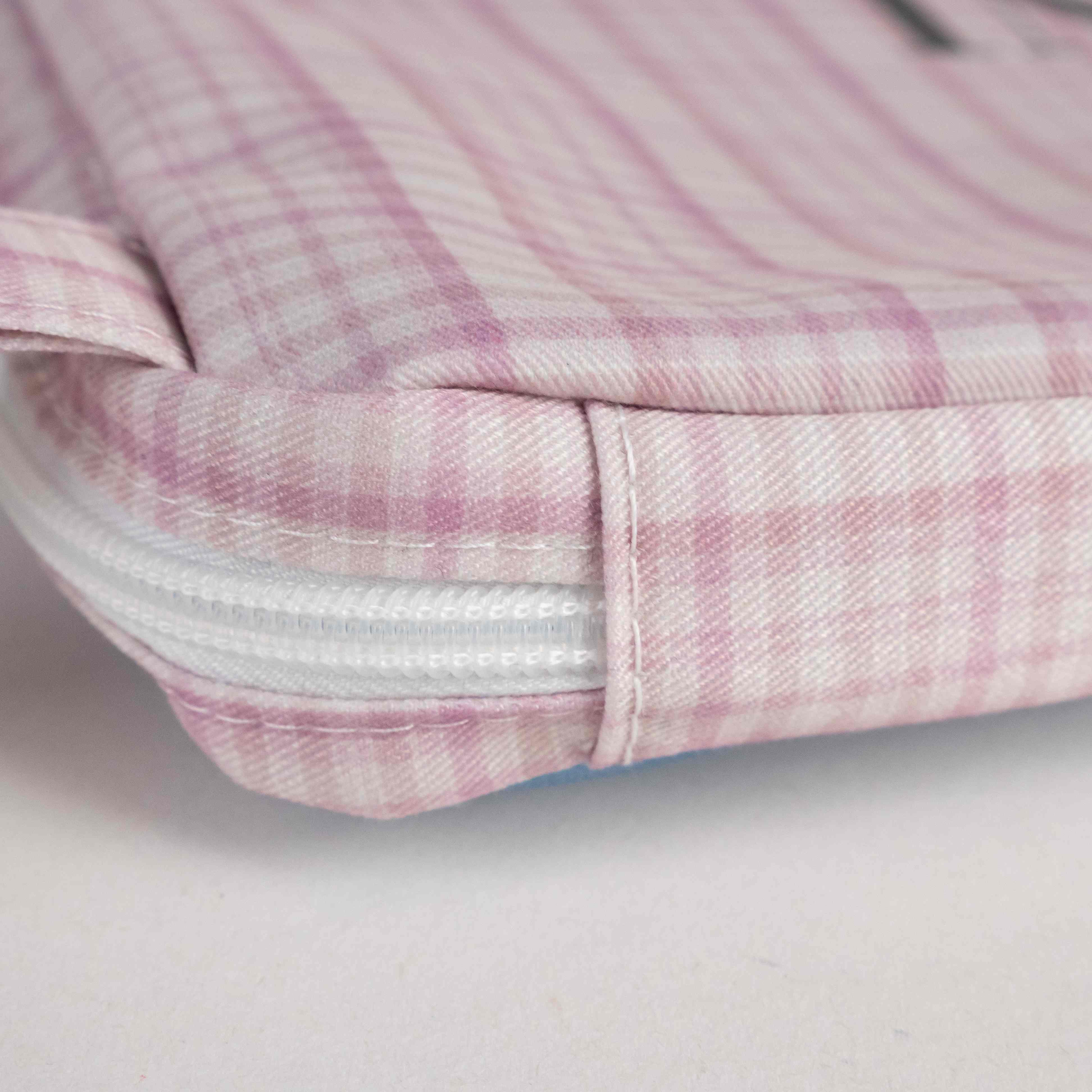 Custom Plaid Cosmetic Bag