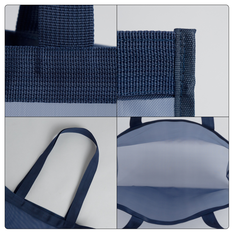 Transparent Mesh Shopping Tote Bag