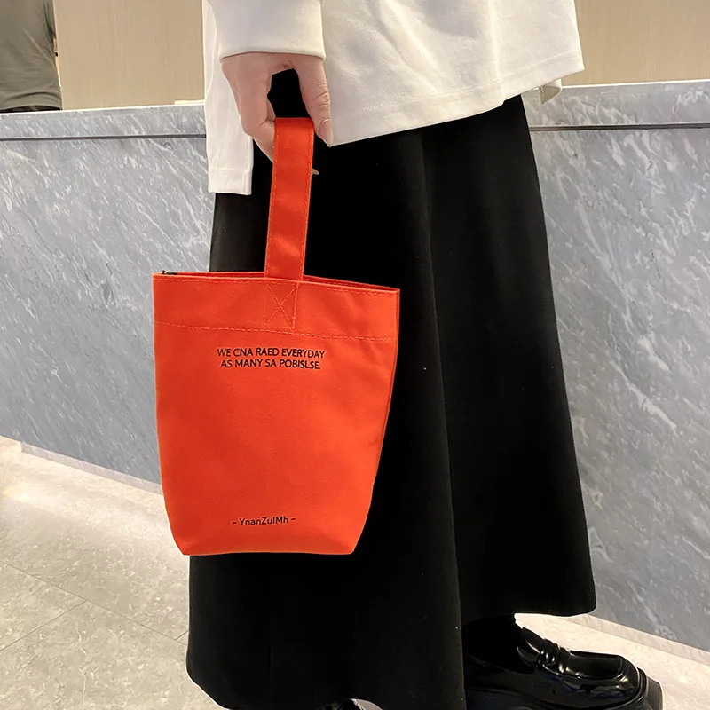 Single Handle Mini Canvas Tote Bag