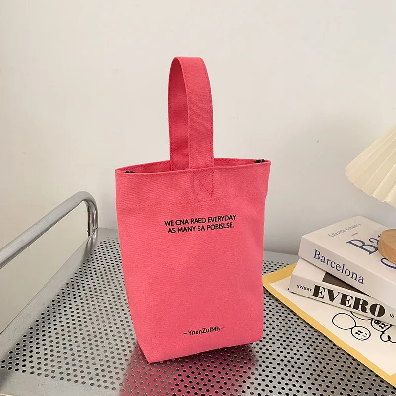 Single Handle Mini Canvas Tote Bag