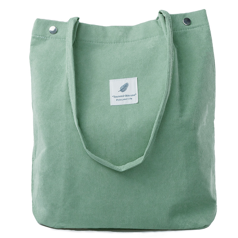 Custom Corduroy Tote Bag