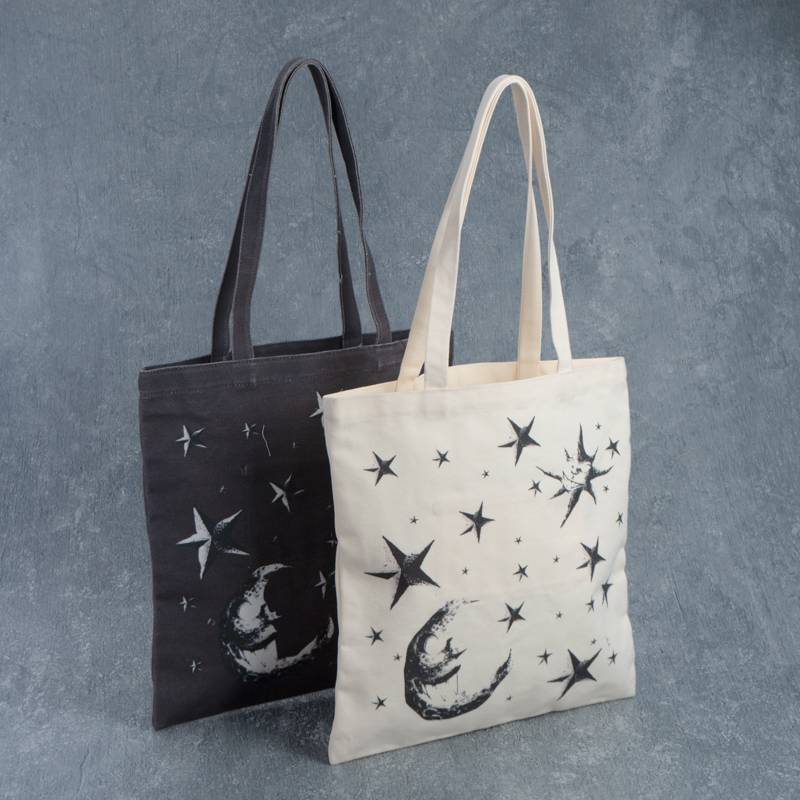 Custom Printed Canvas Shoulder Tote Bag