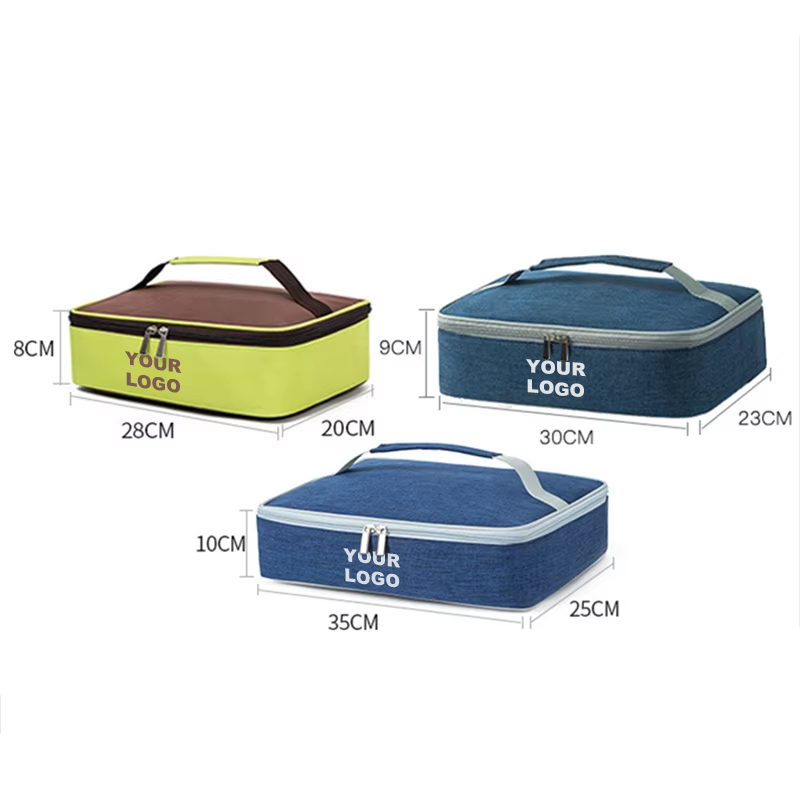 Portable Oxford Insulated Lunch Cooler Bag