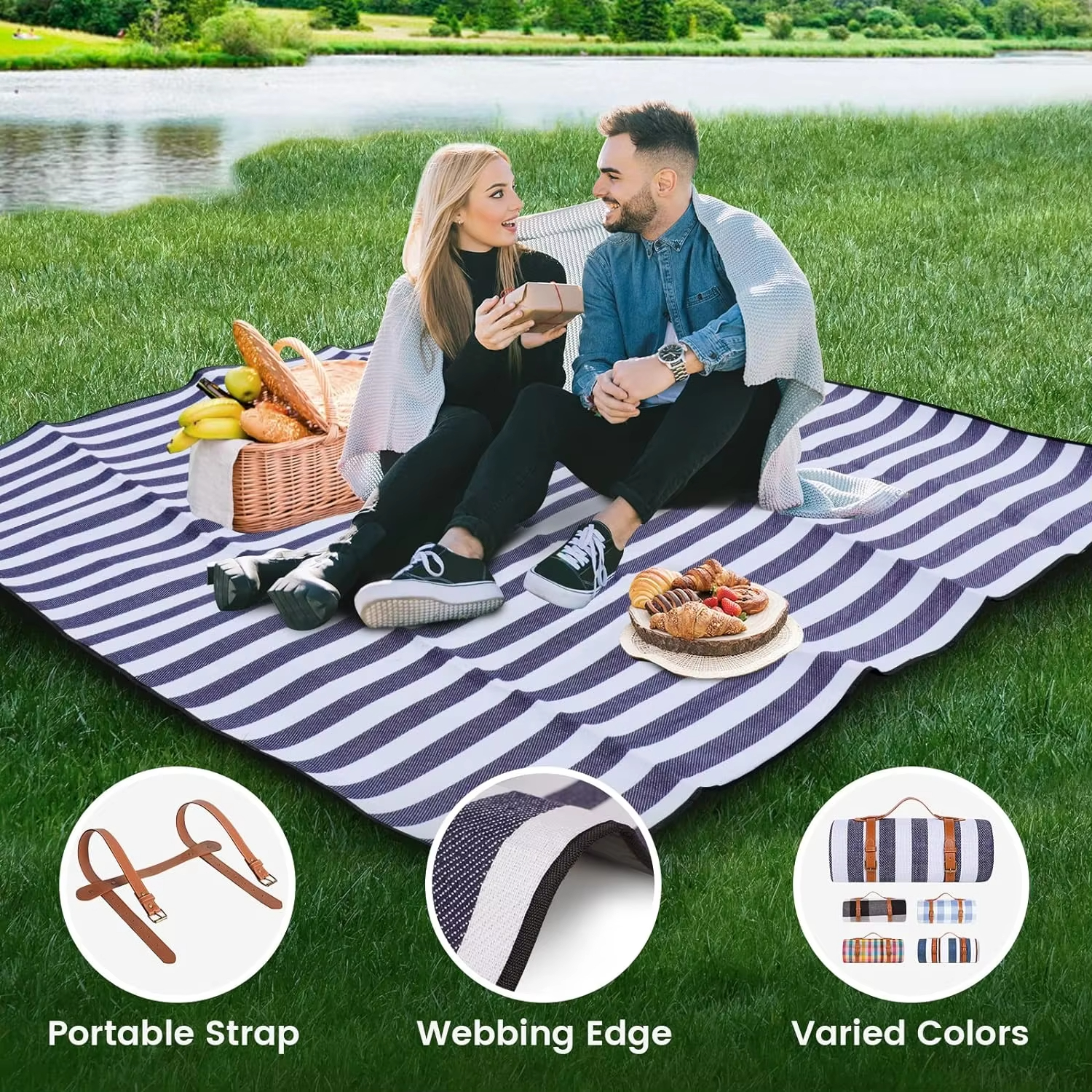 Roll-Up Camping Picnic Blanket
