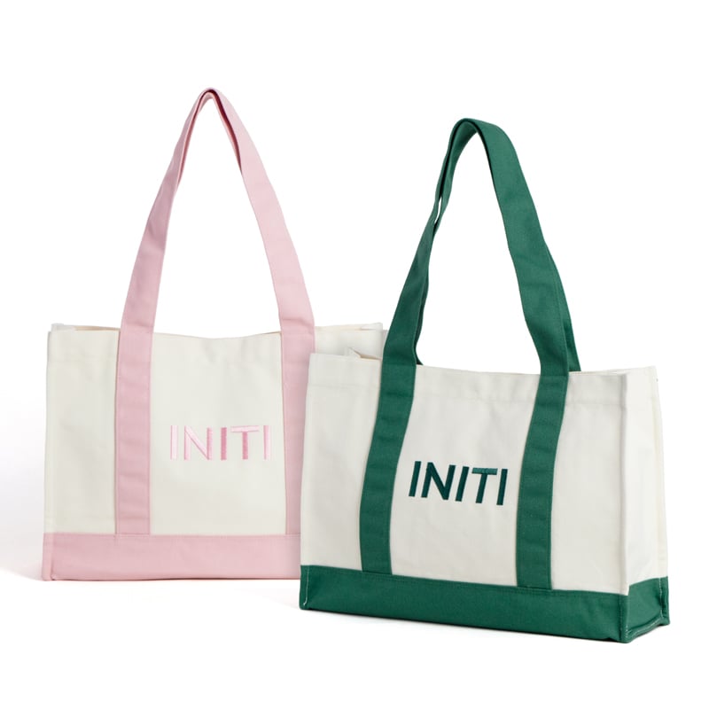 Contrast Canvas Tote Bag