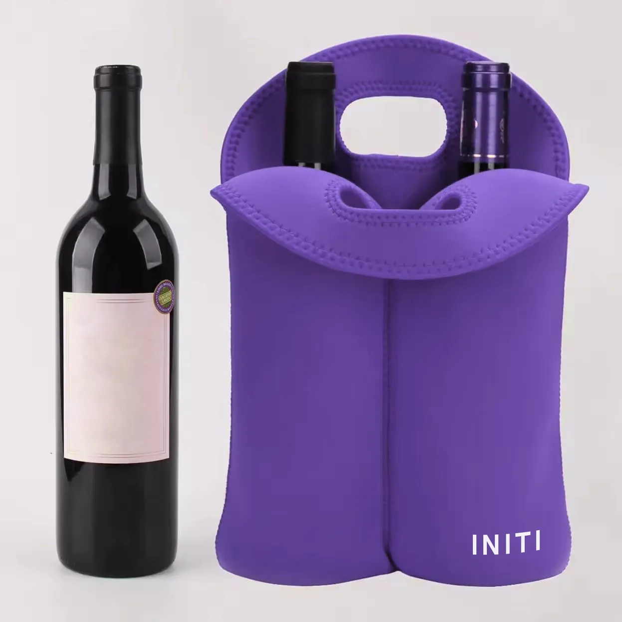 Two-Bottle Neoprene Wine Carrier