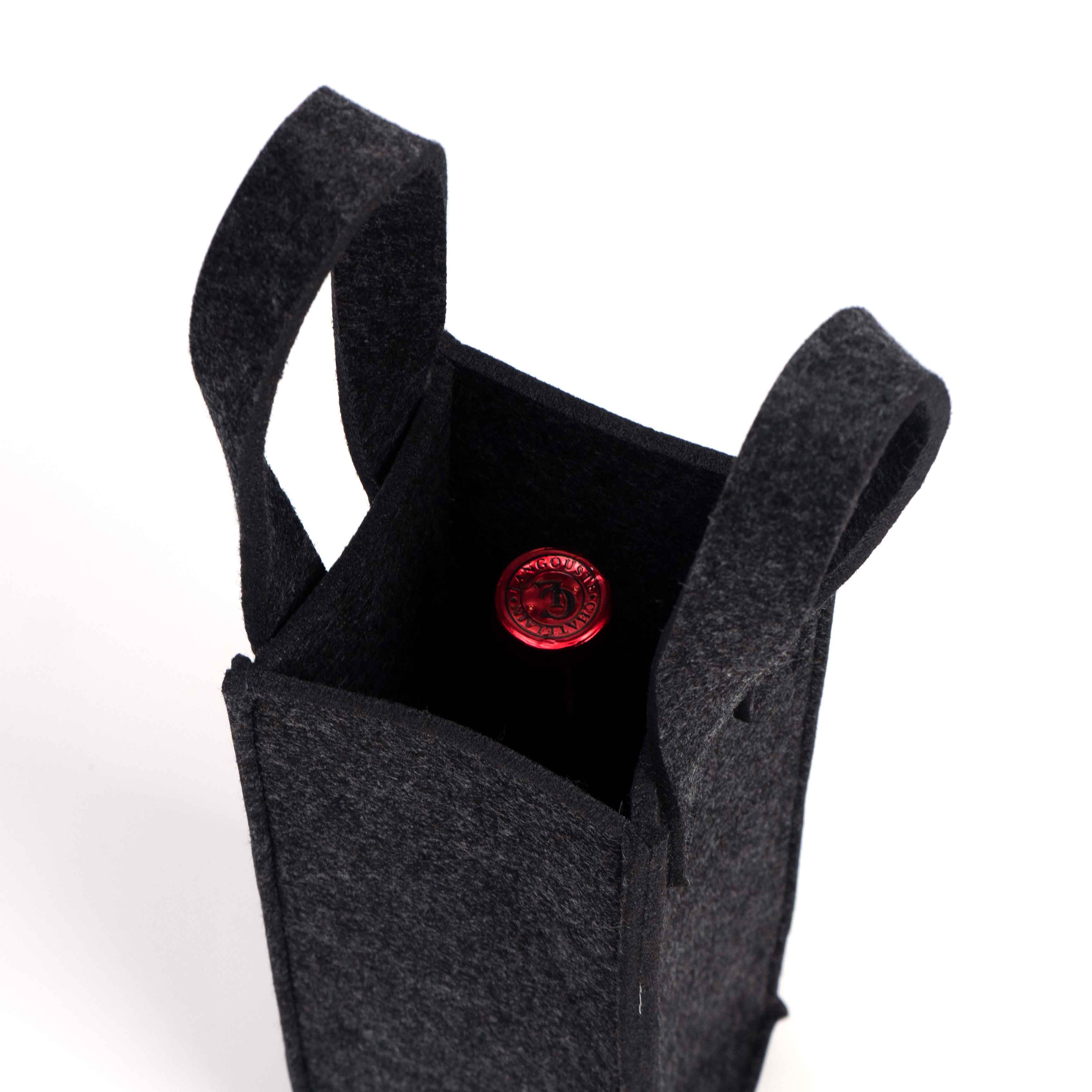 Custom Felt Wine Bag