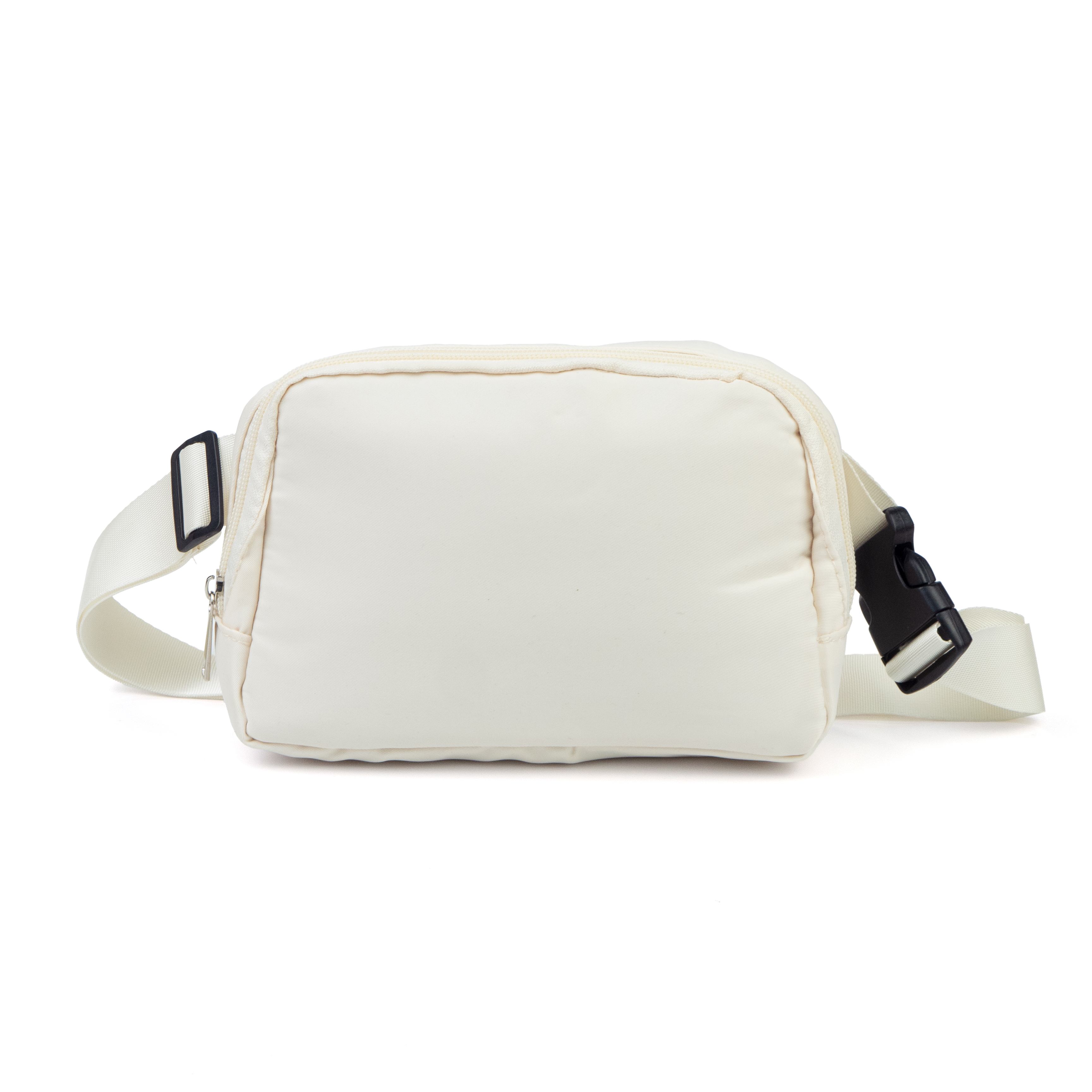 Padded Multi-Pocket Cosmetic Waist Bag