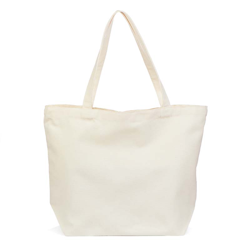 Custom Zip-Top Canvas Tote Bag