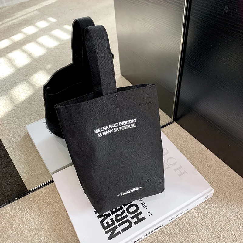 Single Handle Mini Canvas Tote Bag