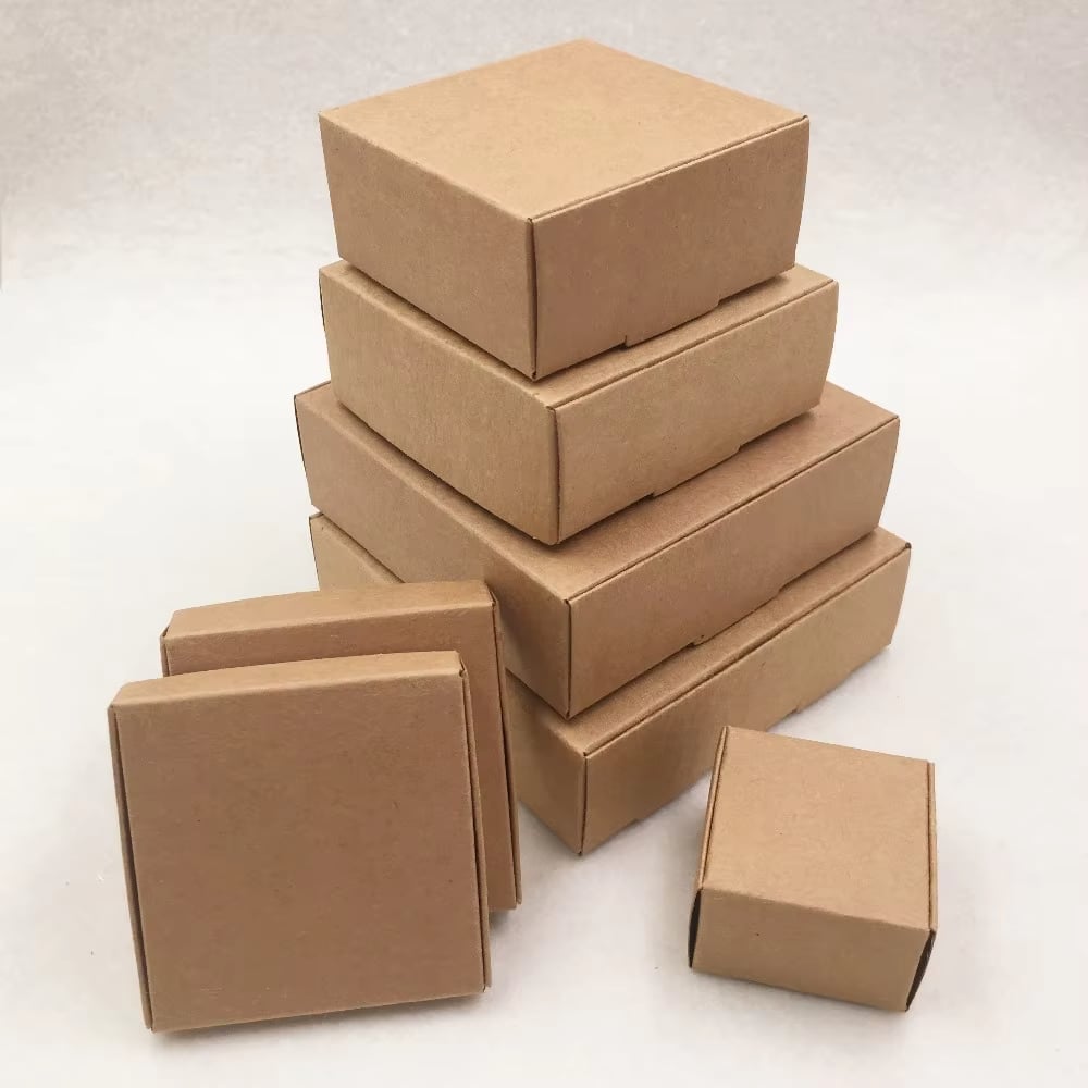 Custom Kraft Paper Gift Box Wholesale Eco Friendly Foldable Packaging Box