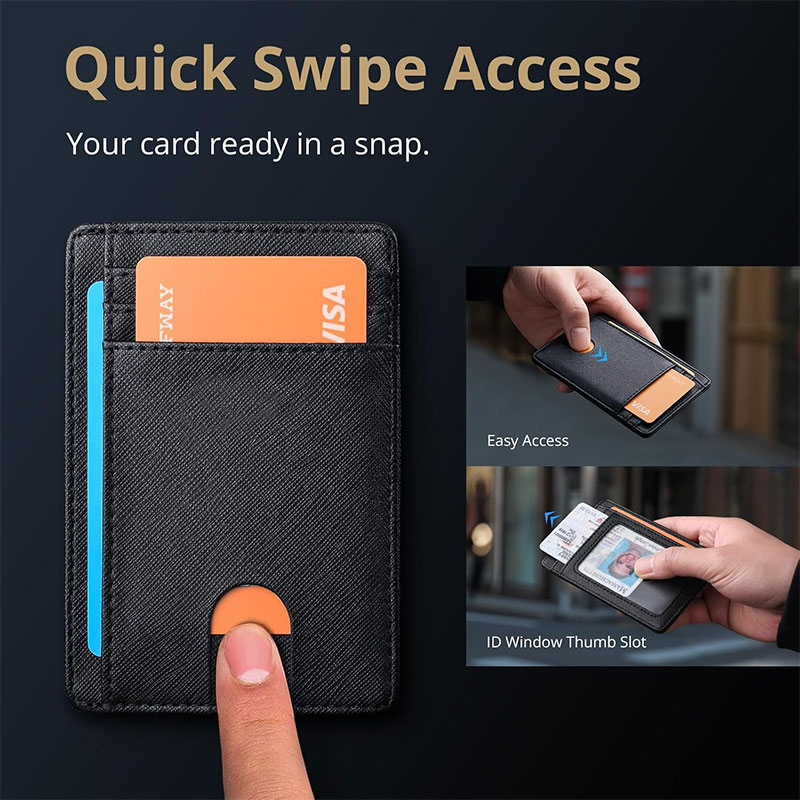 Slim ID Window Card Wallet