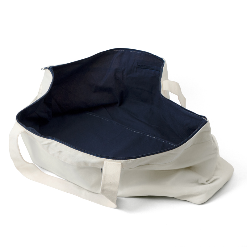 Extra-Large Canvas Storage Bag with Zipper