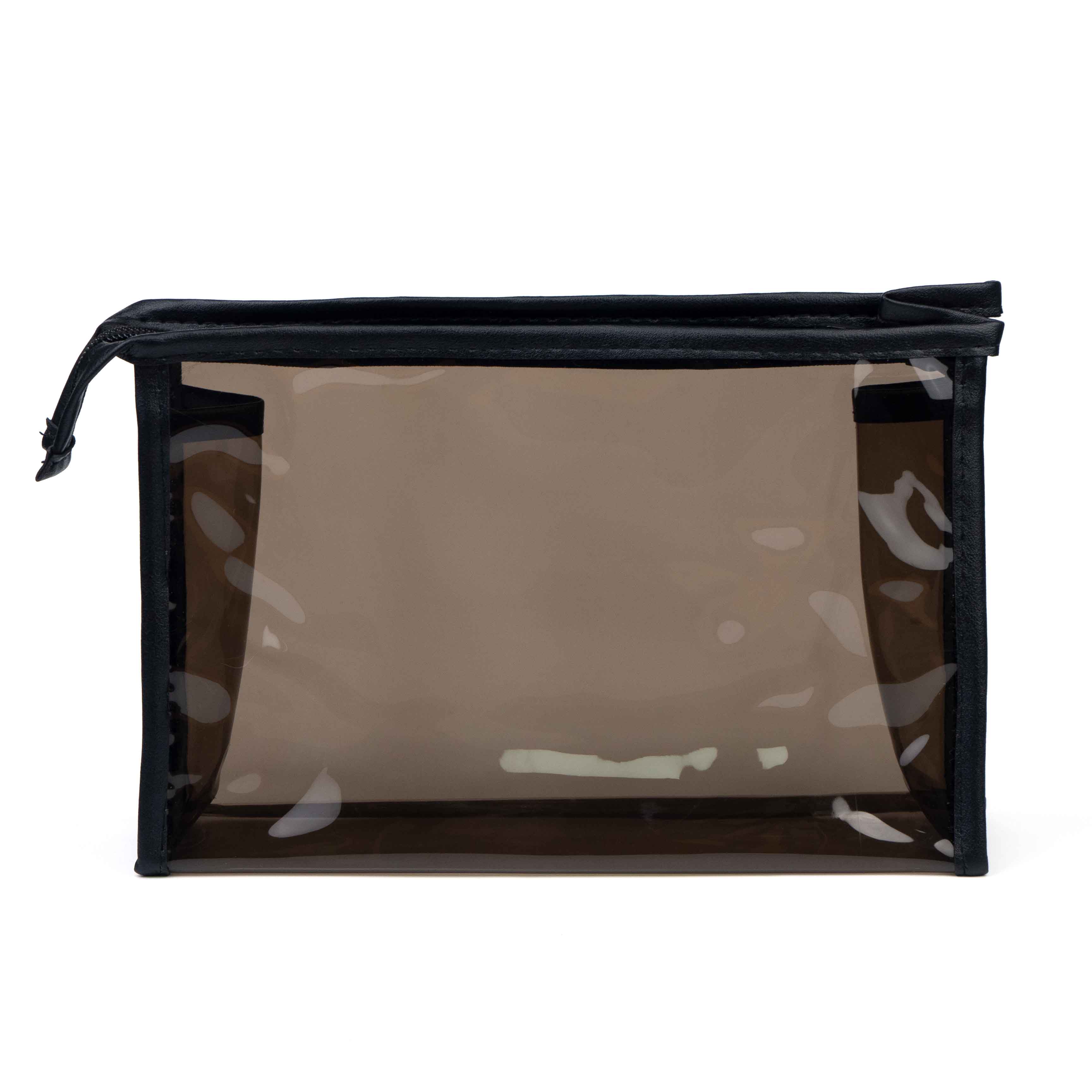 Tinted Clear PVC Cosmetic Pouch