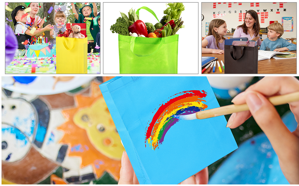 Custom Gusseted Non-Woven Tote Bags for Retail, Trade Shows and Bulk Promotions