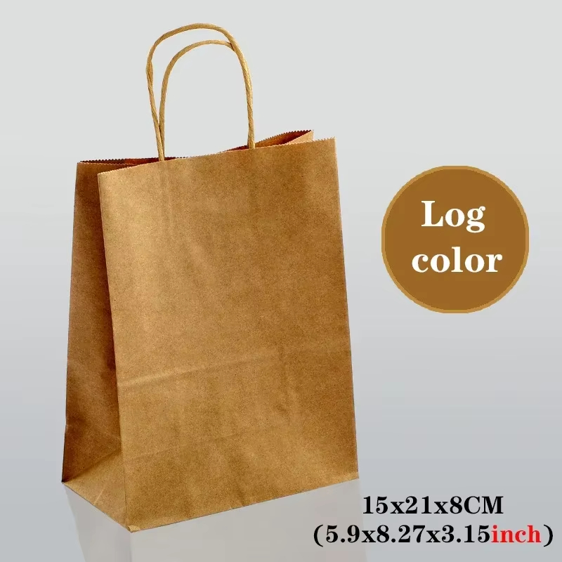 Colored Kraft Paper Shopping Bag