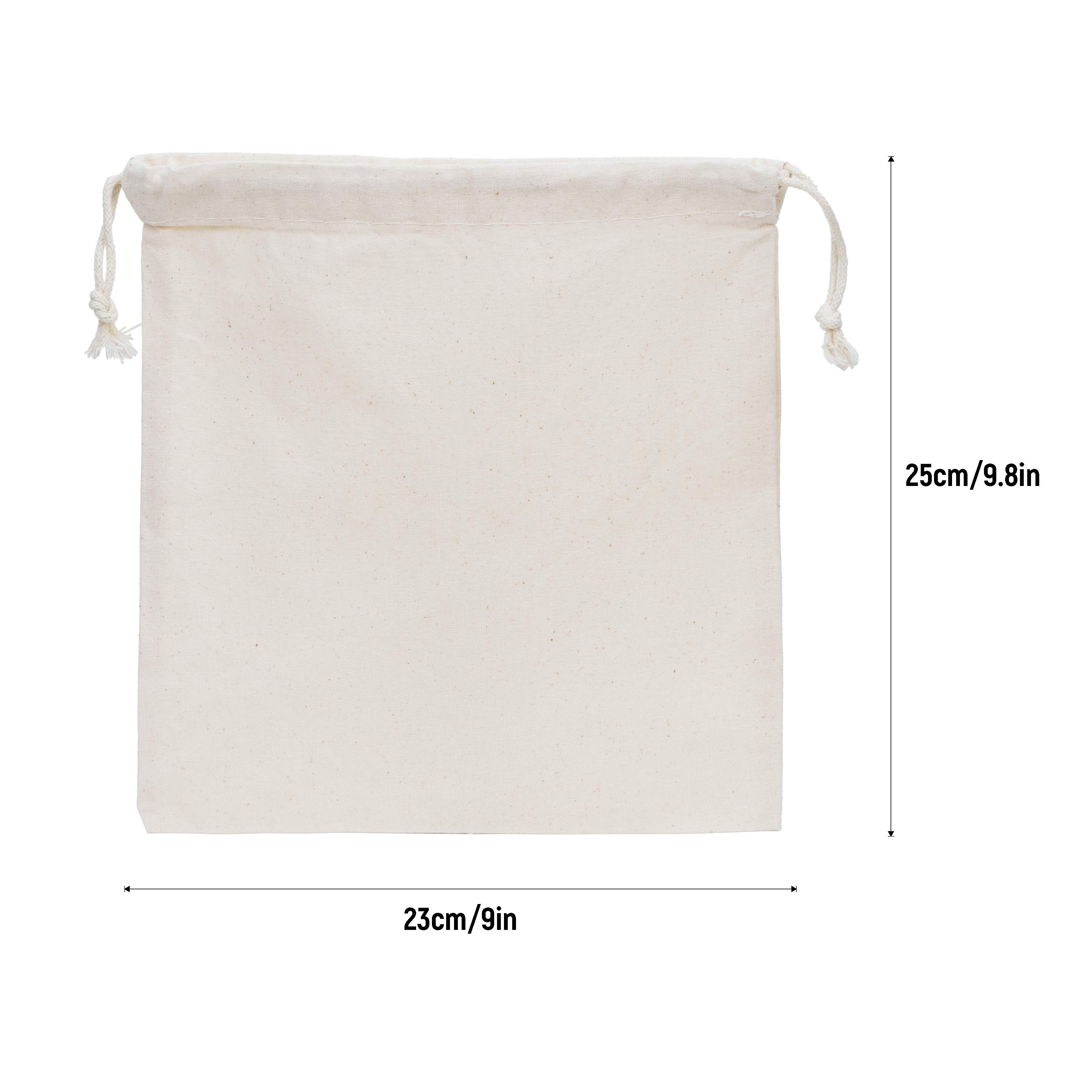 Custom Natural Cotton Drawstring Bag