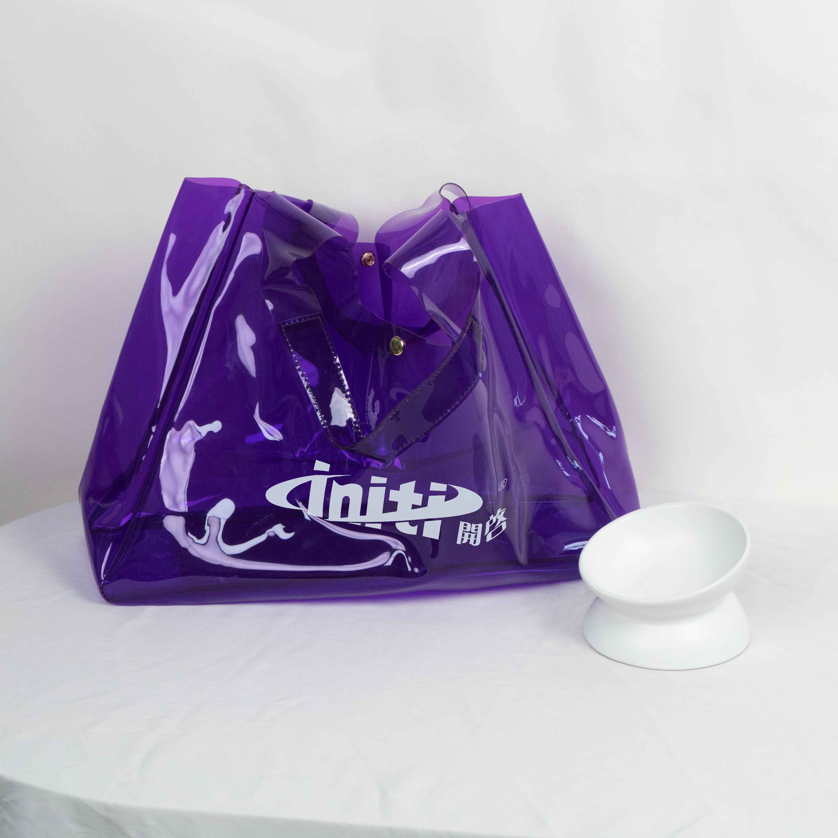 Transparent Jelly PVC Tote Bag