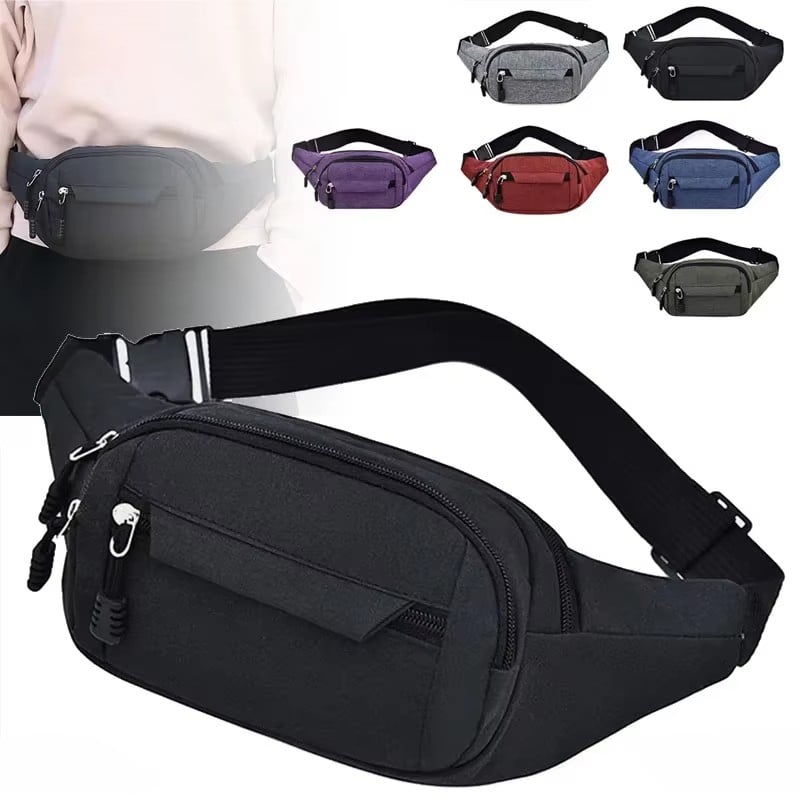 Custom Multi-Pocket Waist Bag for Travel, Sports and Promotional Use