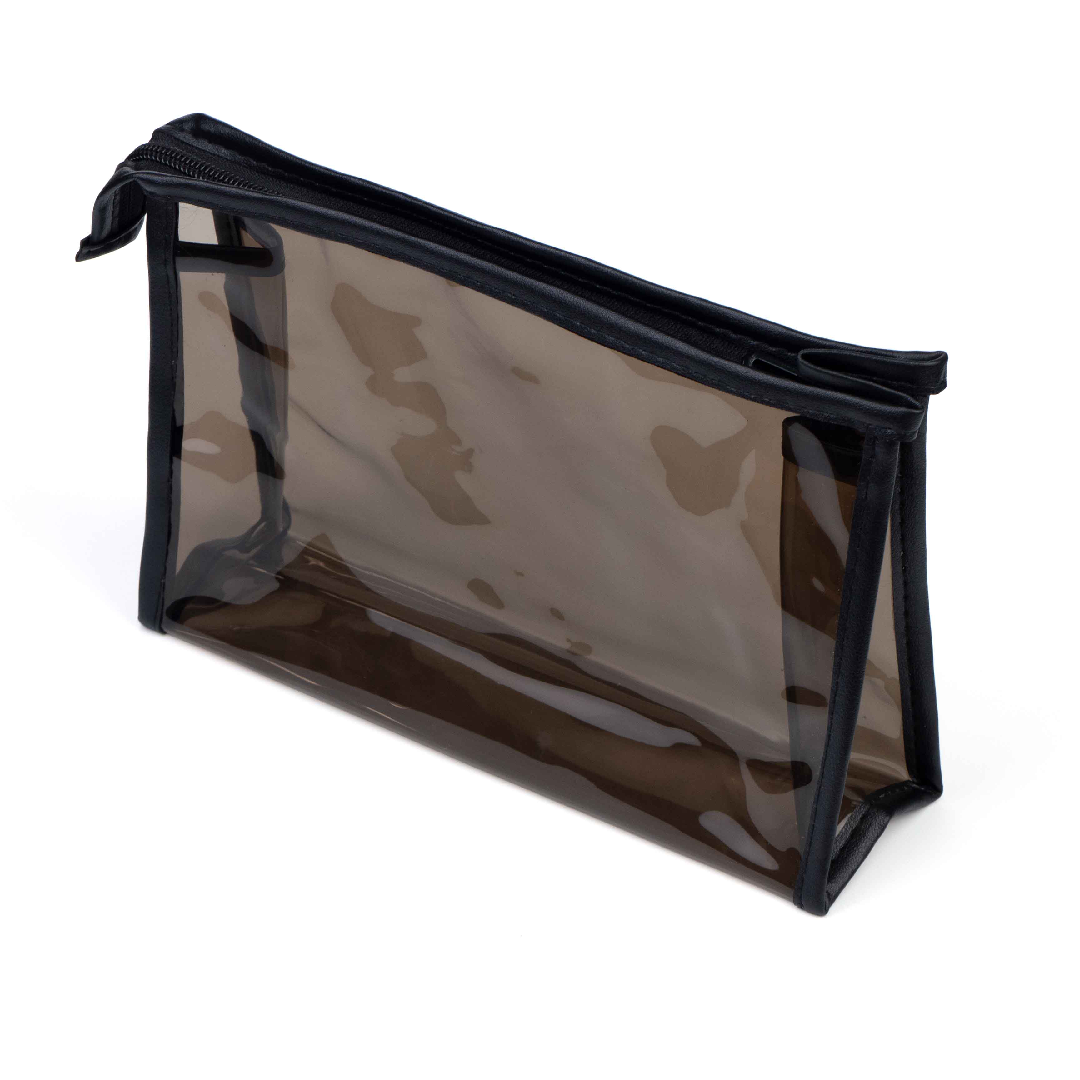 Tinted Clear PVC Cosmetic Pouch