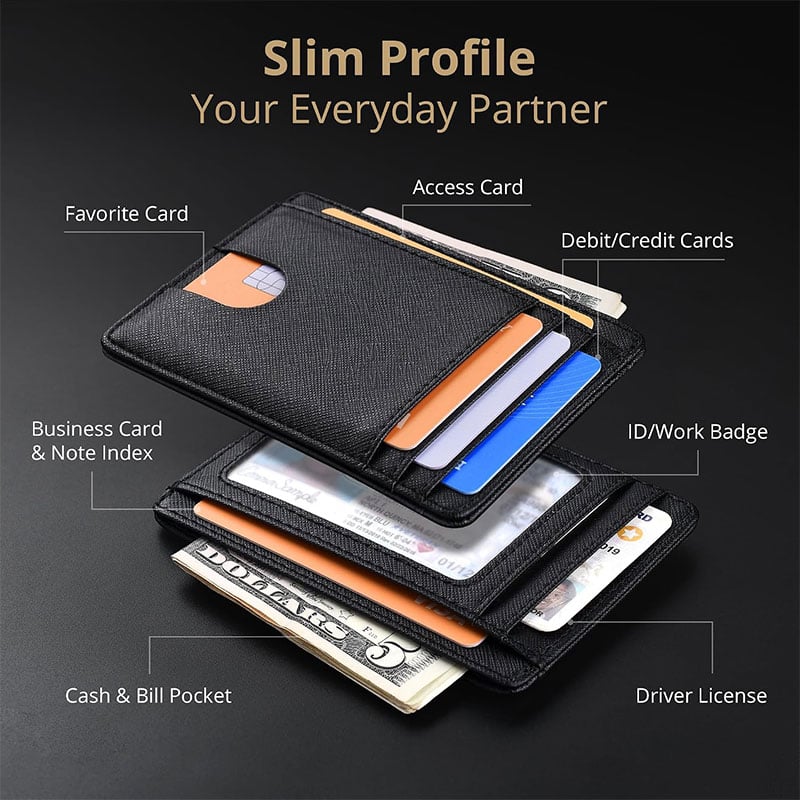 Slim ID Window Card Wallet