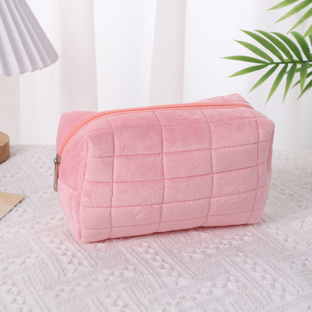 Soft Quilted Cosmetic Bag