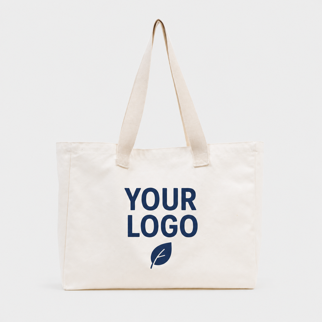 Wide Gusset Cotton Canvas Tote Bag