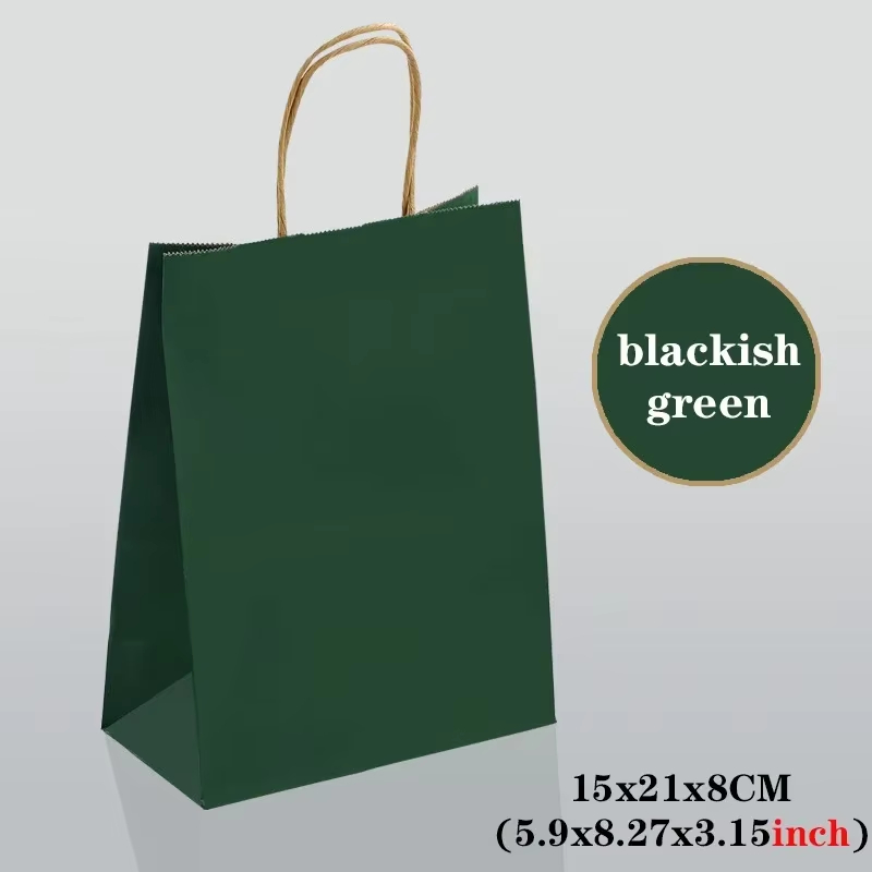 Colored Kraft Paper Shopping Bag