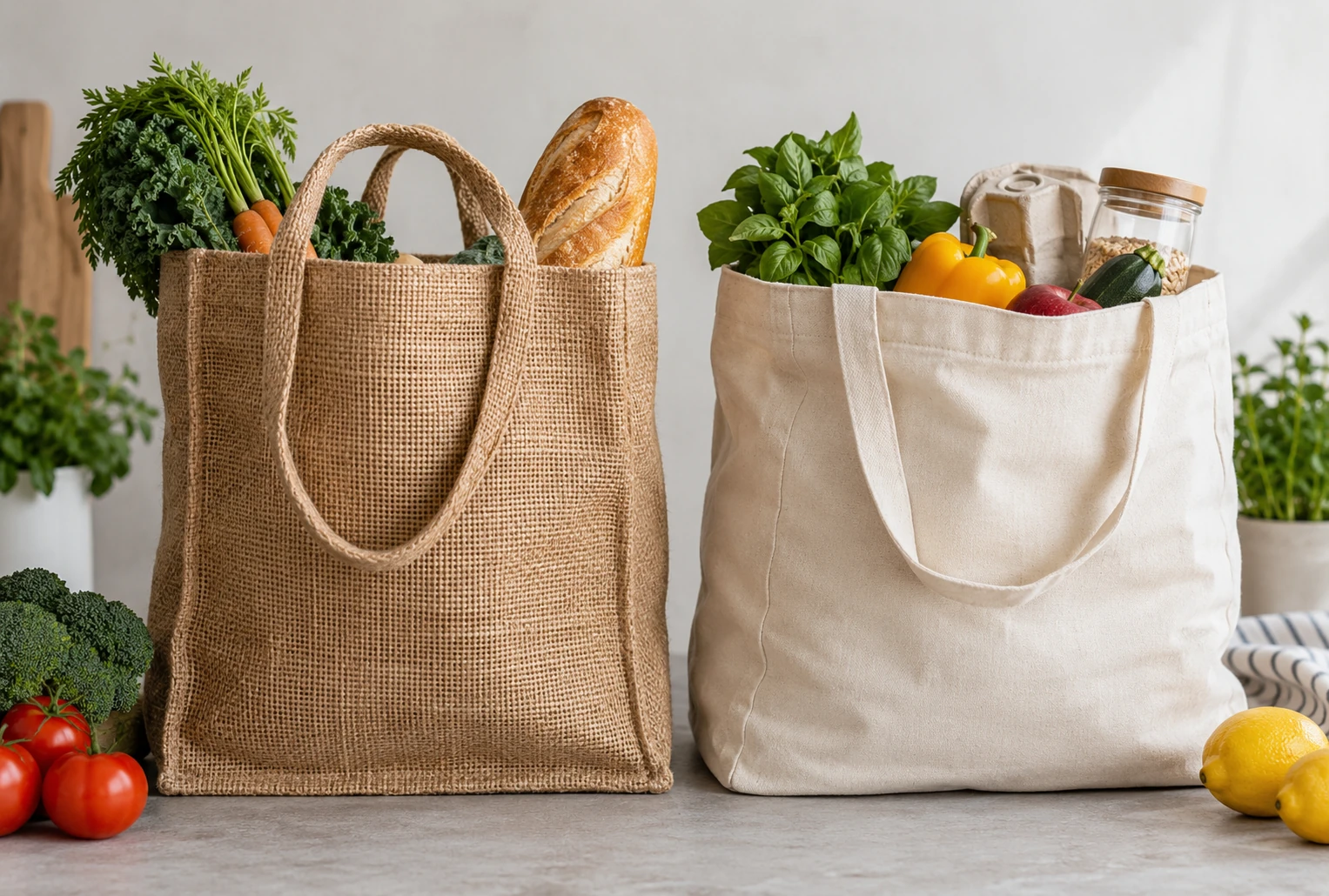 Jute Bag vs Canvas Bag: Which Is Better for Reusable Shopping?
