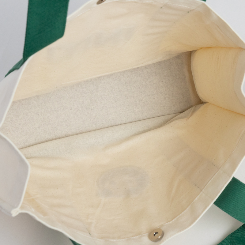 Contrast Canvas Tote Bag