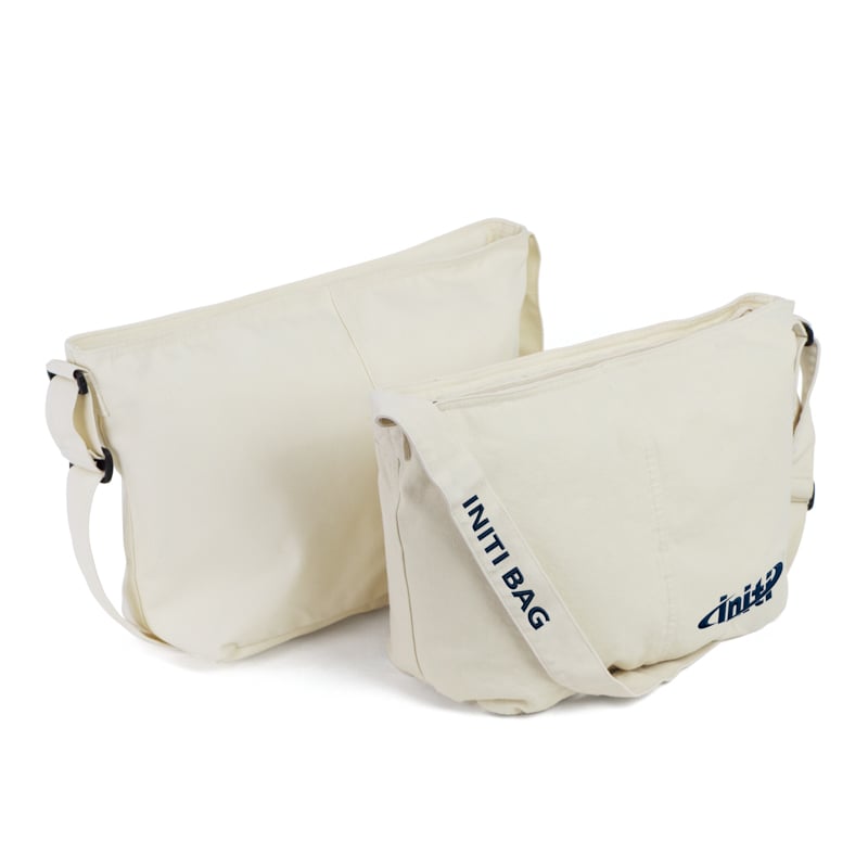 Large Canvas Crossbody Bag with Wide Gusset