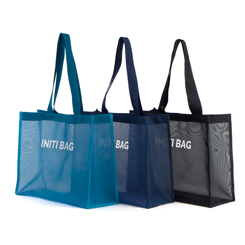 Transparent Mesh Shopping Tote Bag
