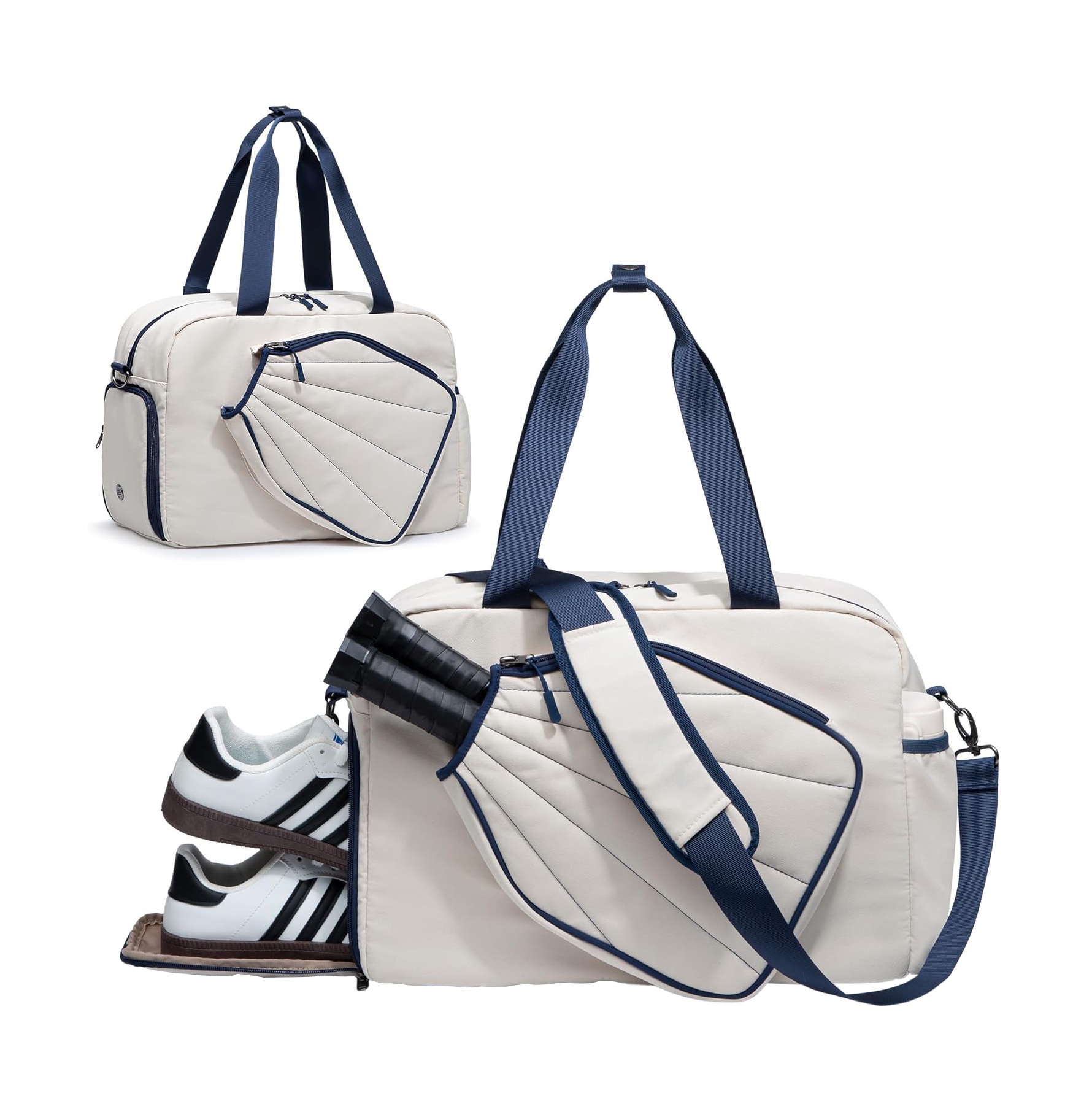 21L Pickleball Duffle Bag with Padded Paddle Pocket