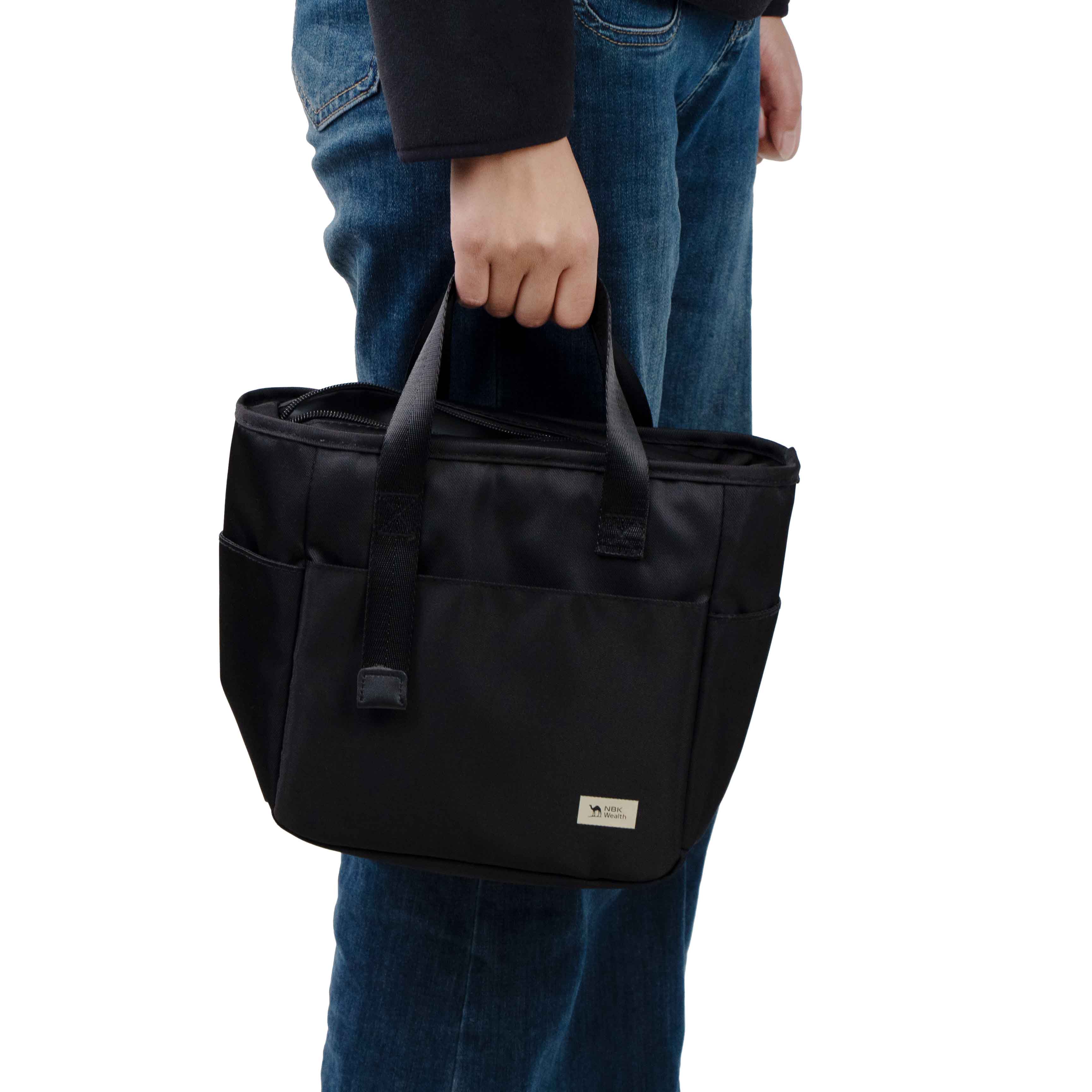Custom Black Insulated Cooler Bag