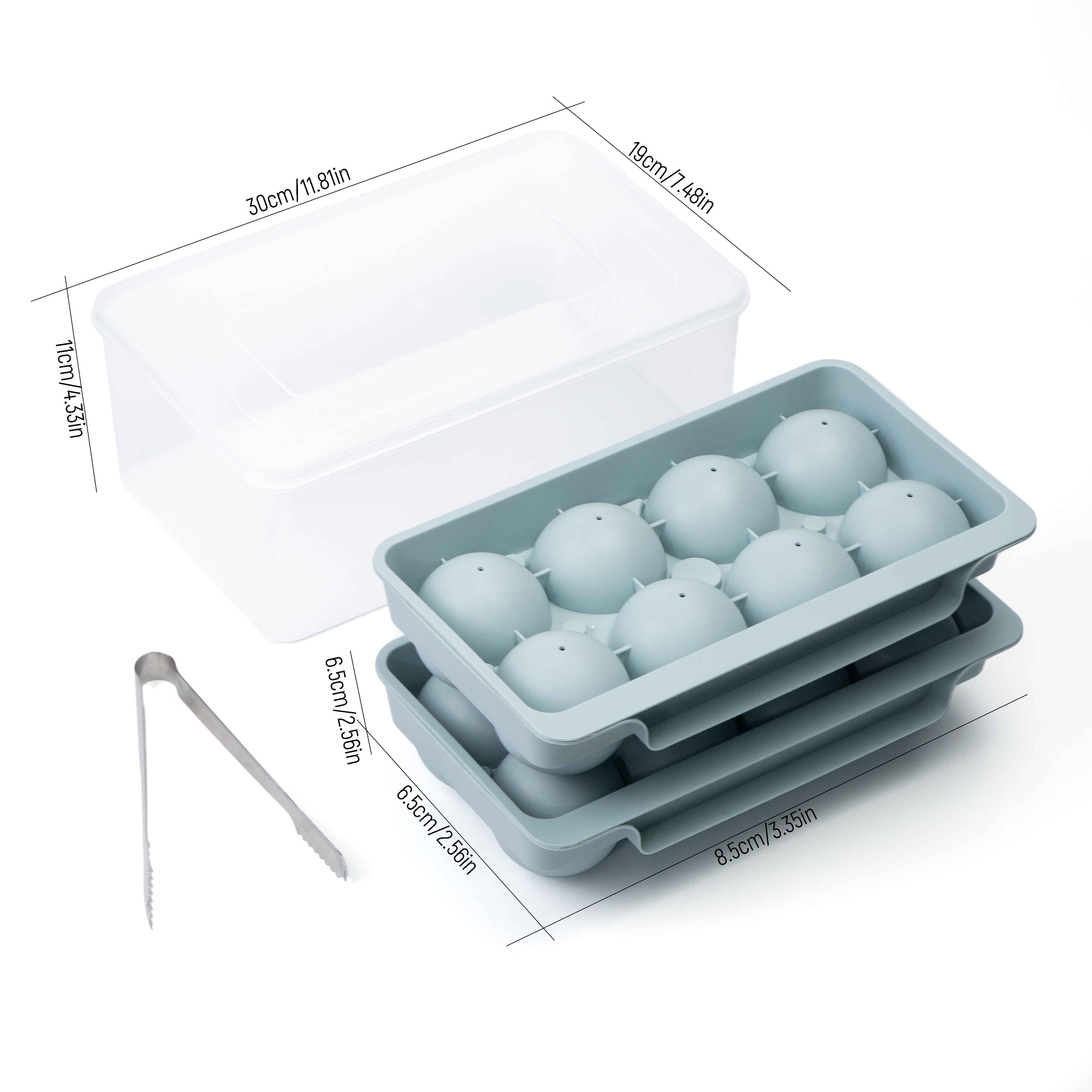 Set ng Tray ng Silicone Ice Ball
