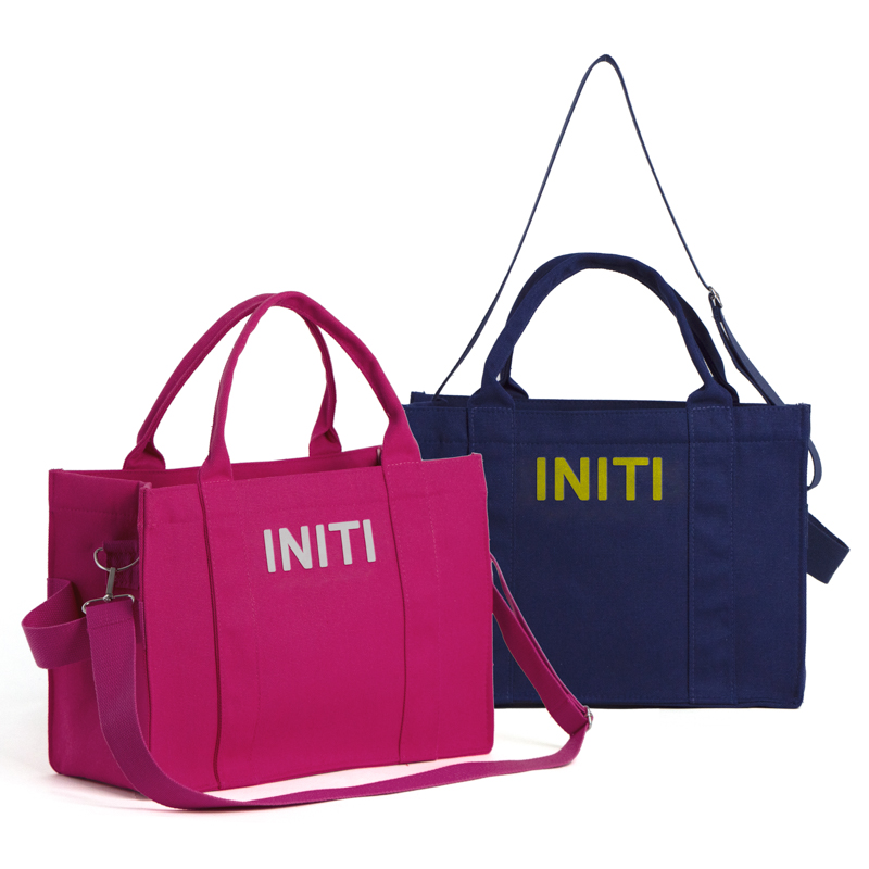Convertible Canvas Shoulder Tote Bag