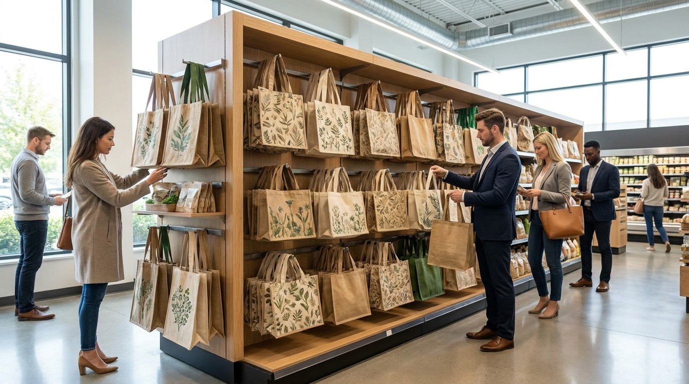 Supermarket Reusable Bag Programs: How to Source High-Volume Custom Bags