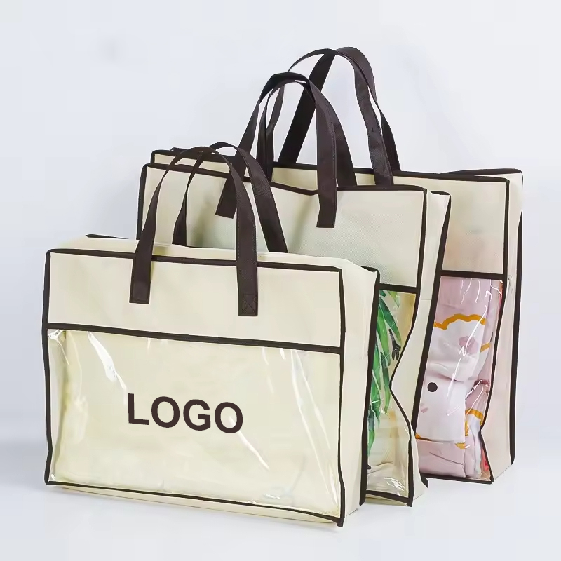 Quilt Storage Bag with Clear PVC Window