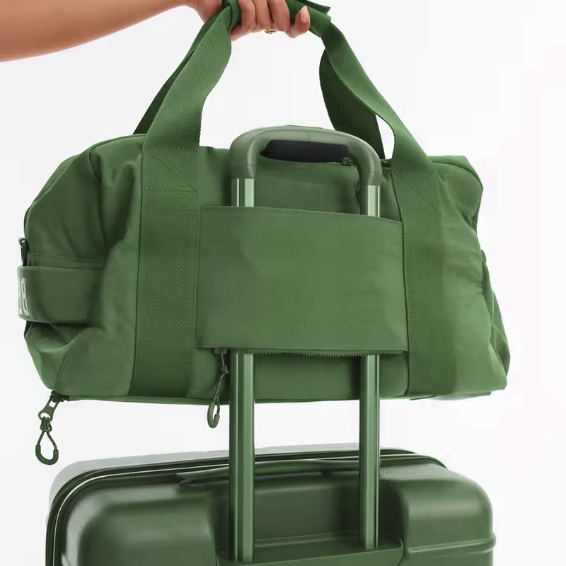 Water-Resistant Travel Duffle Bag with Luggage Sleeve
